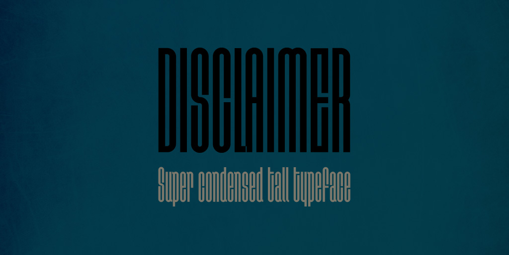 Free fonts - Disclaimer