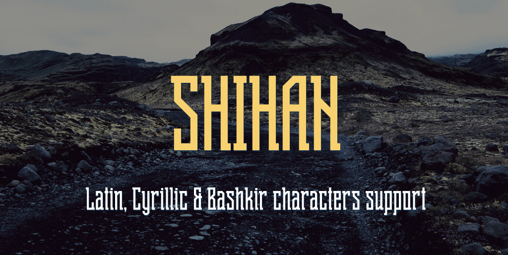 Free font downloads Free fonts - Shihan